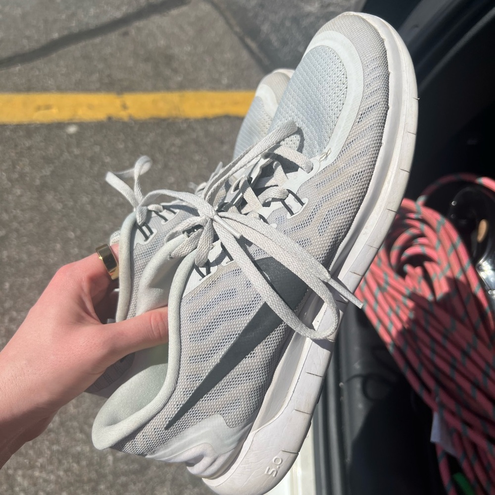 Nike Gray Athletic Shoes